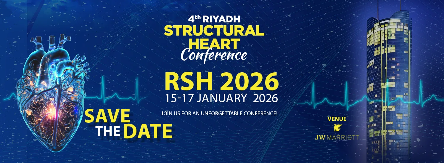 RSH 2026 Save the Date — 4th Riyadh Structural Heart Conference, 15–17 January 2026, JW Marriott