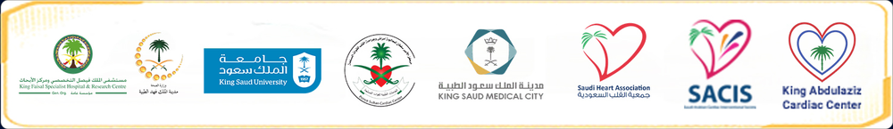RSH 2027 institutional partners: King Faisal Specialist Hospital & Research Centre, King Fahad Medical City, King Saud University, Prince Sultan Cardiac Center, King Saud Medical City, Saudi Heart Association, SACIS, King Abdulaziz Cardiac Center